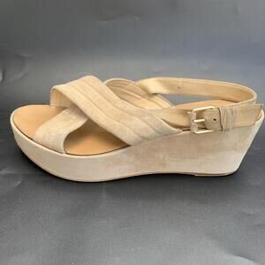 J Crew Platform Sandals Genuine Leather Sz 10 Womens